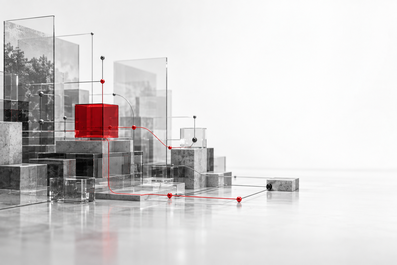Connected systems on a working desk